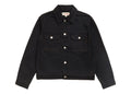 Stussy Denim Trucker Jacket Raw Black Contrast Stitch