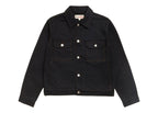 Stussy Denim Trucker Jacket Raw Black Contrast Stitch