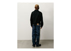 Stussy Denim Trucker Jacket Raw Black Contrast Stitch
