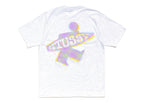 Stussy Dot Surf Puff Print Tee Ash Heather