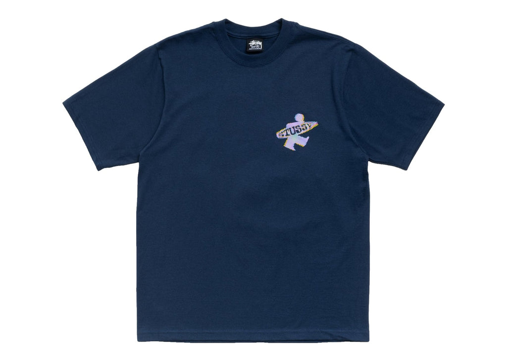Stussy Dot Surf Puff Print Tee Navy