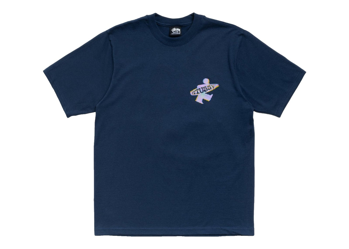 Stussy Dot Surf Puff Print Tee Navy