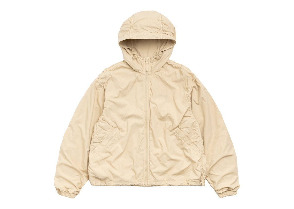 Stussy Double Cotton Hooded Jacket Sand