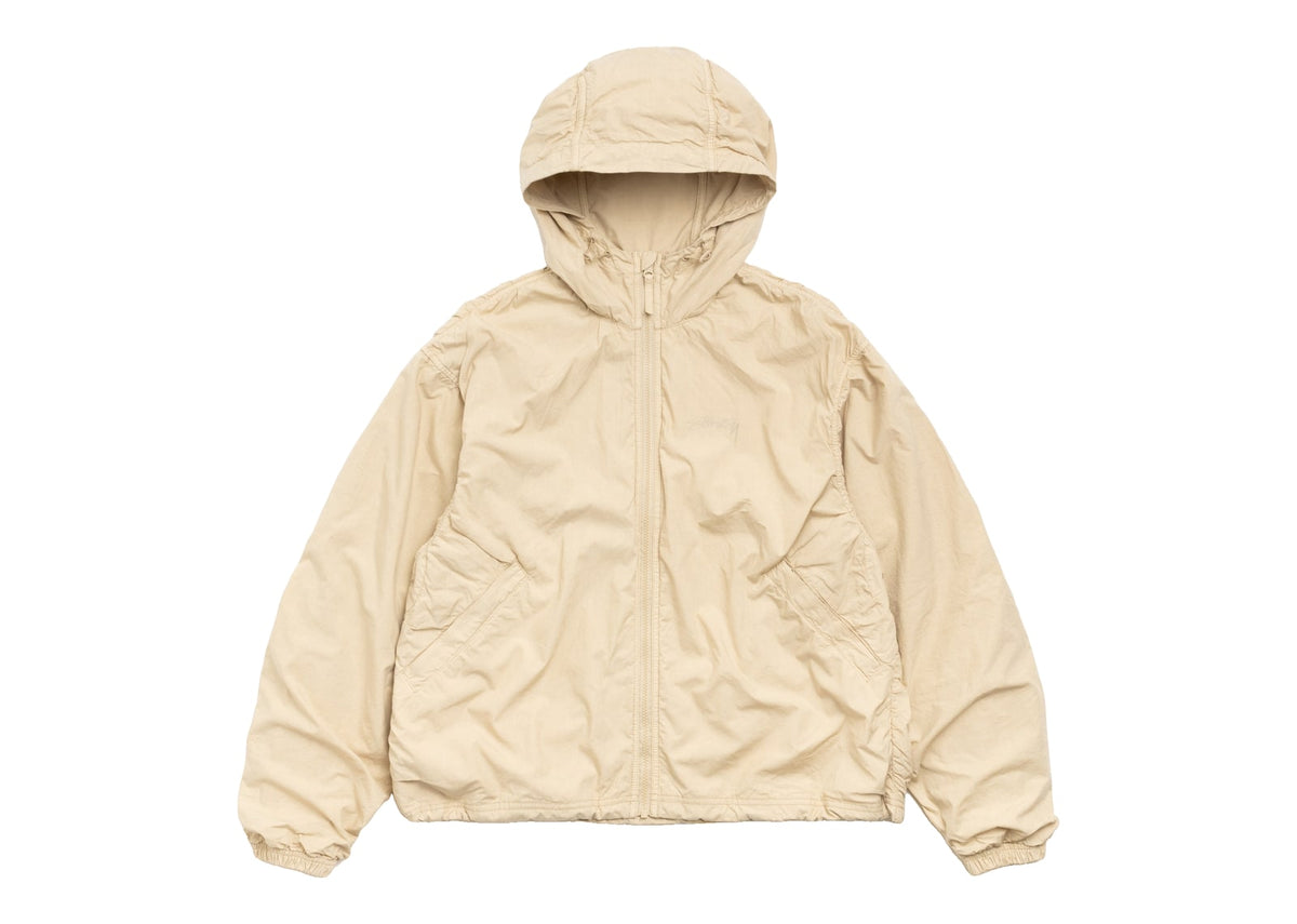 Stussy Double Cotton Hooded Jacket Sand