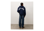 Stussy Double Faced Zip Hoodie Navy