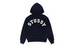 Stussy Double Faced Zip Hoodie Navy