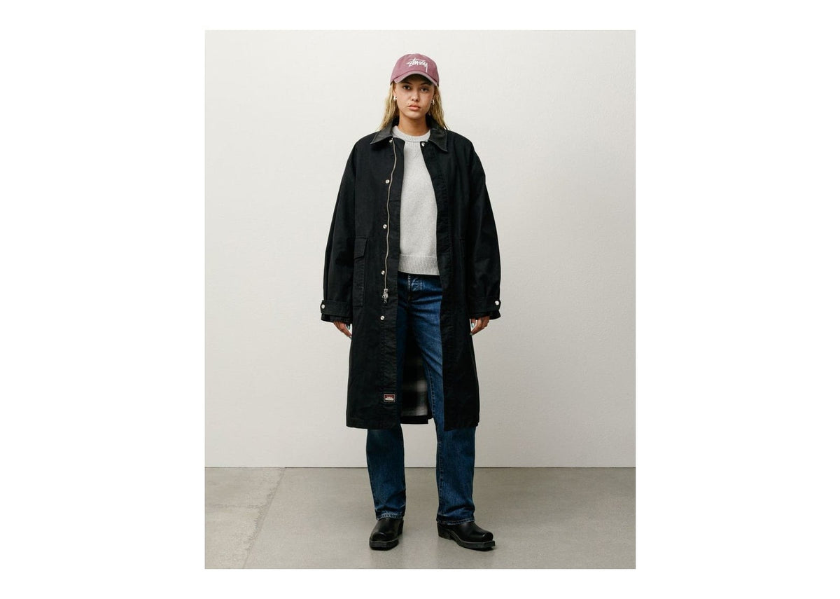 Stussy Duster Coat Black