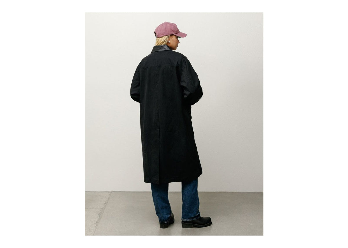 Stussy Duster Coat Black