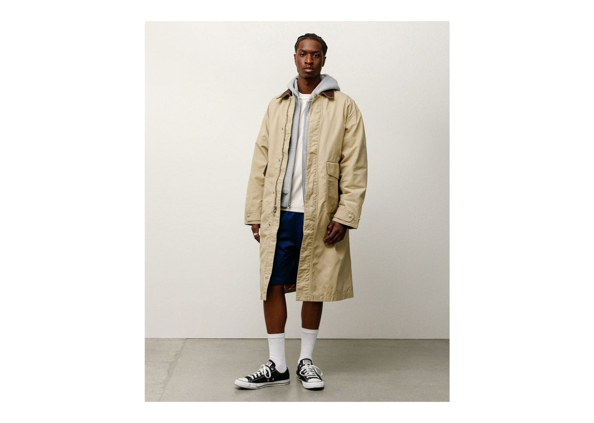 Stussy Duster Coat Khaki
