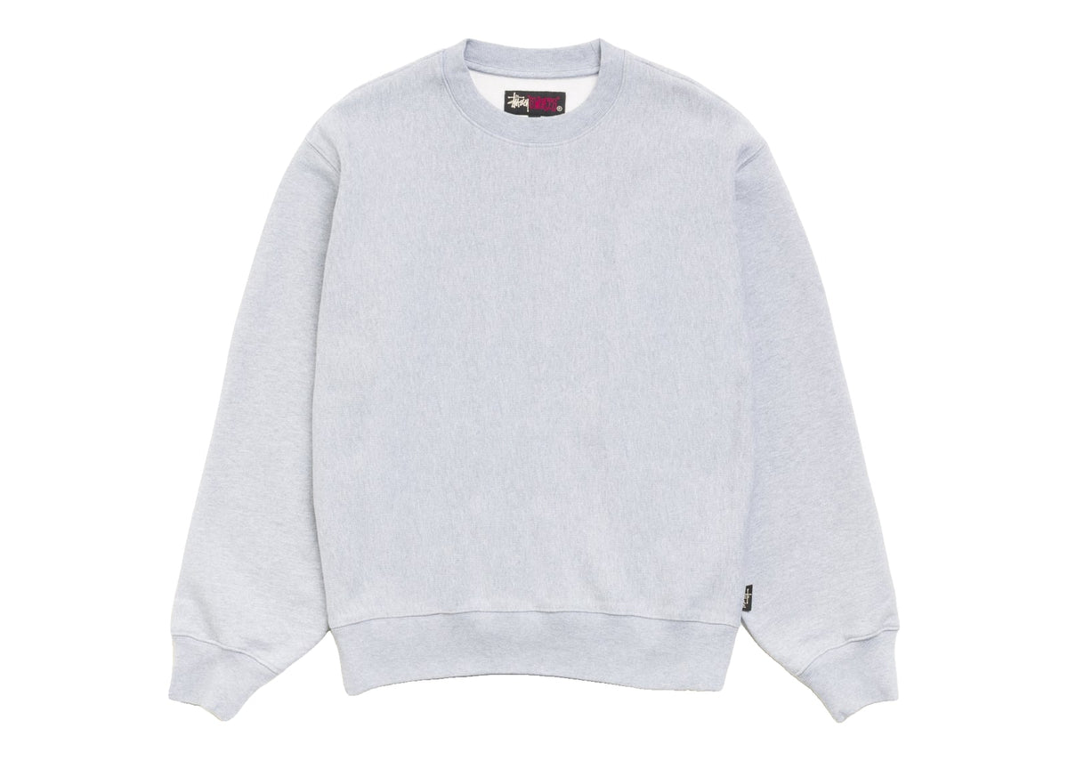 Stussy Fleece Crew Grey Heather