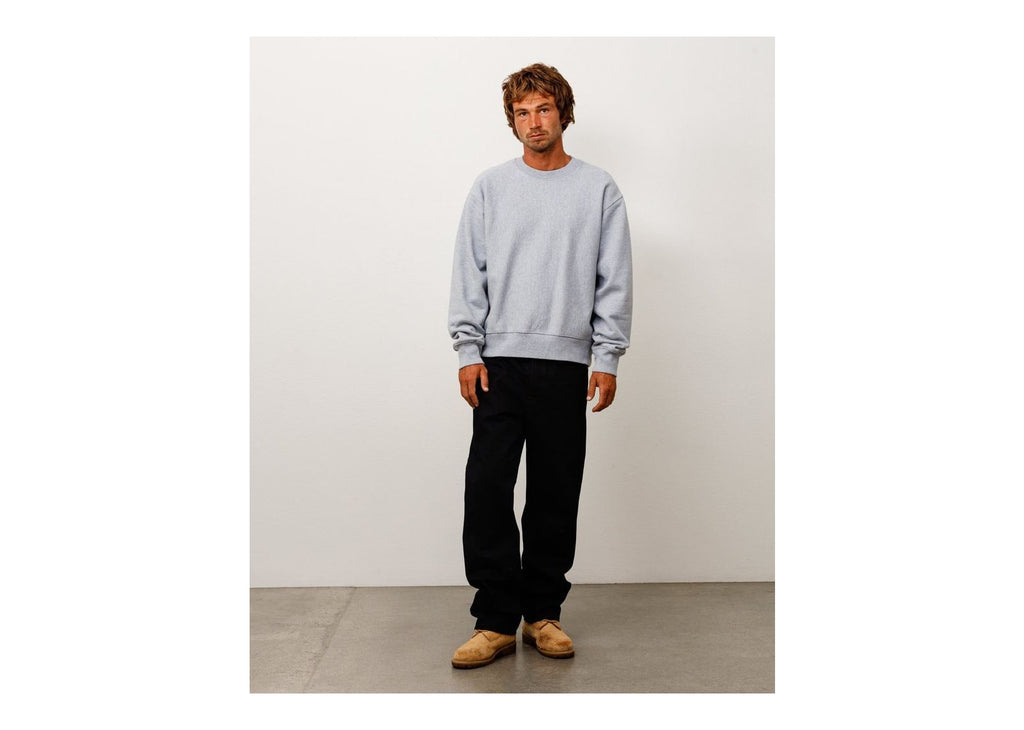 Stussy Fleece Crew Grey Heather