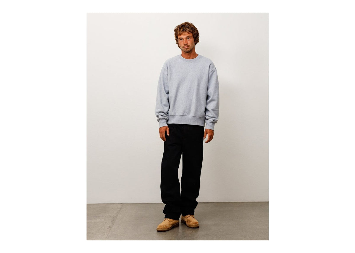 Stussy Fleece Crew Grey Heather