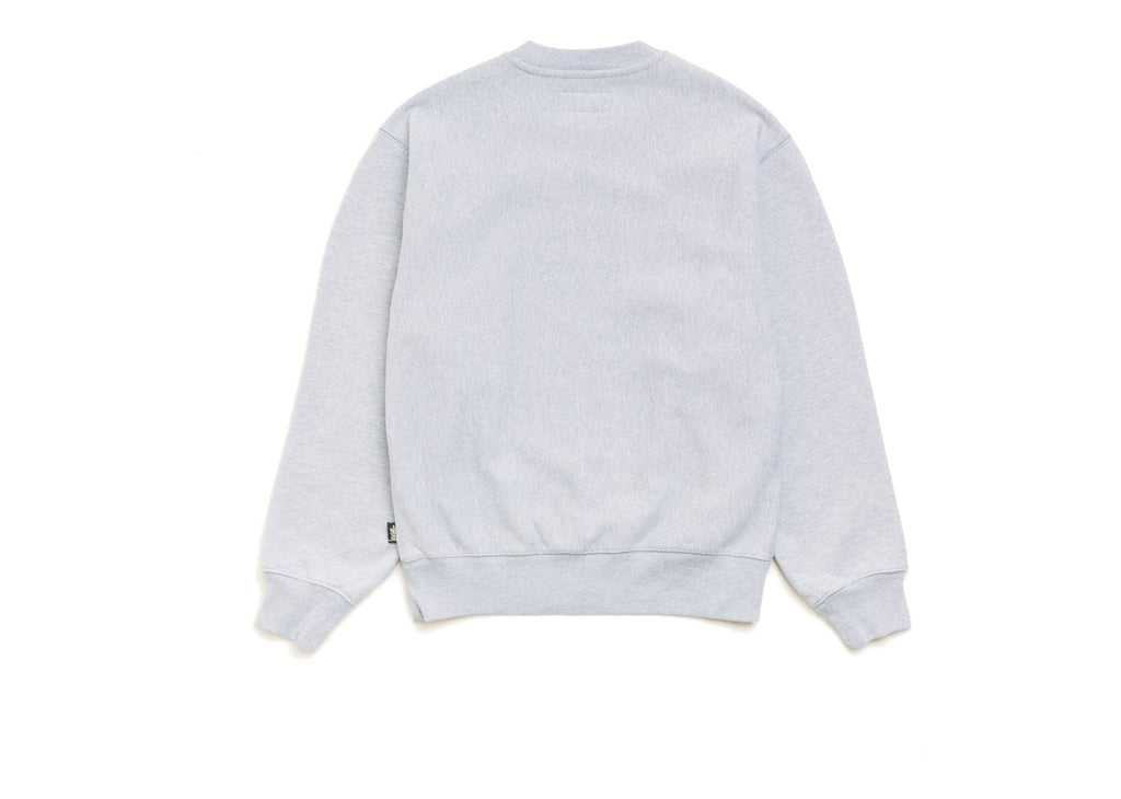 Stussy Fleece Crew Grey Heather
