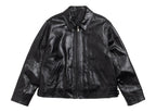 Stussy Garage Jacket Leather Black