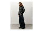 Stussy Garage Jacket Leather Black
