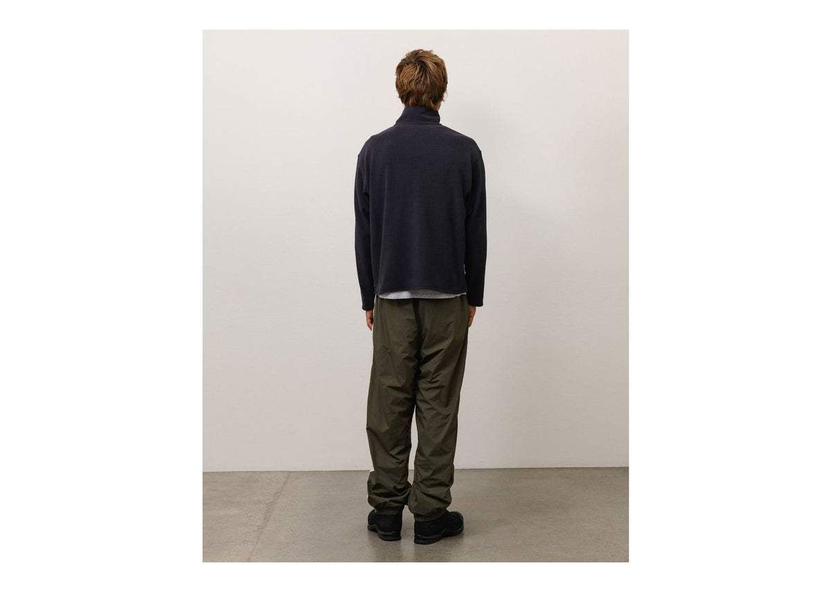 Stussy Half Zip Thermal Mock Neck Black