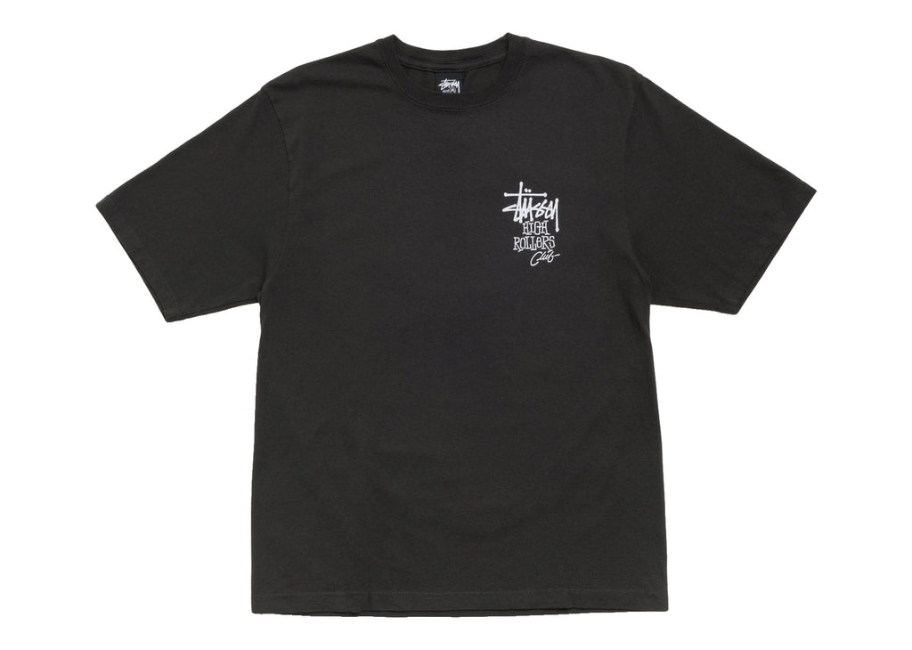 Stussy High Rollers Tee Faded Black