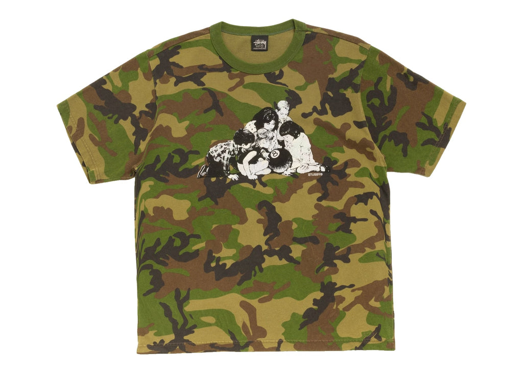 Stussy Kids Tee Camo
