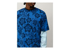 Stussy Lazy Floral Tee Sport Blue