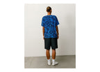 Stussy Lazy Floral Tee Sport Blue