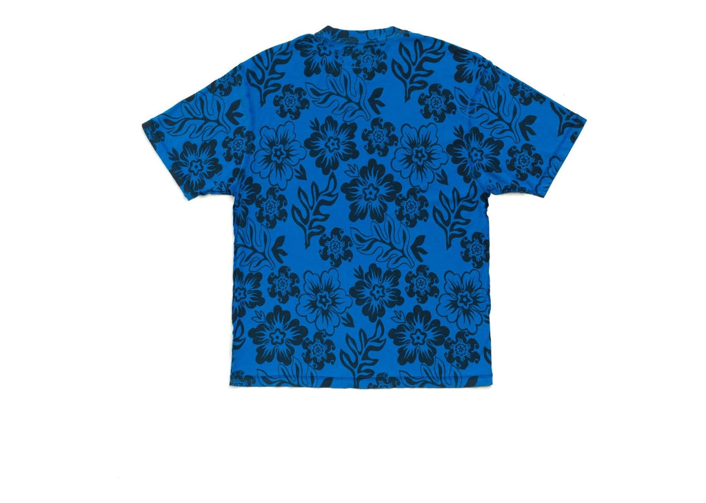 Stussy Lazy Floral Tee Sport Blue