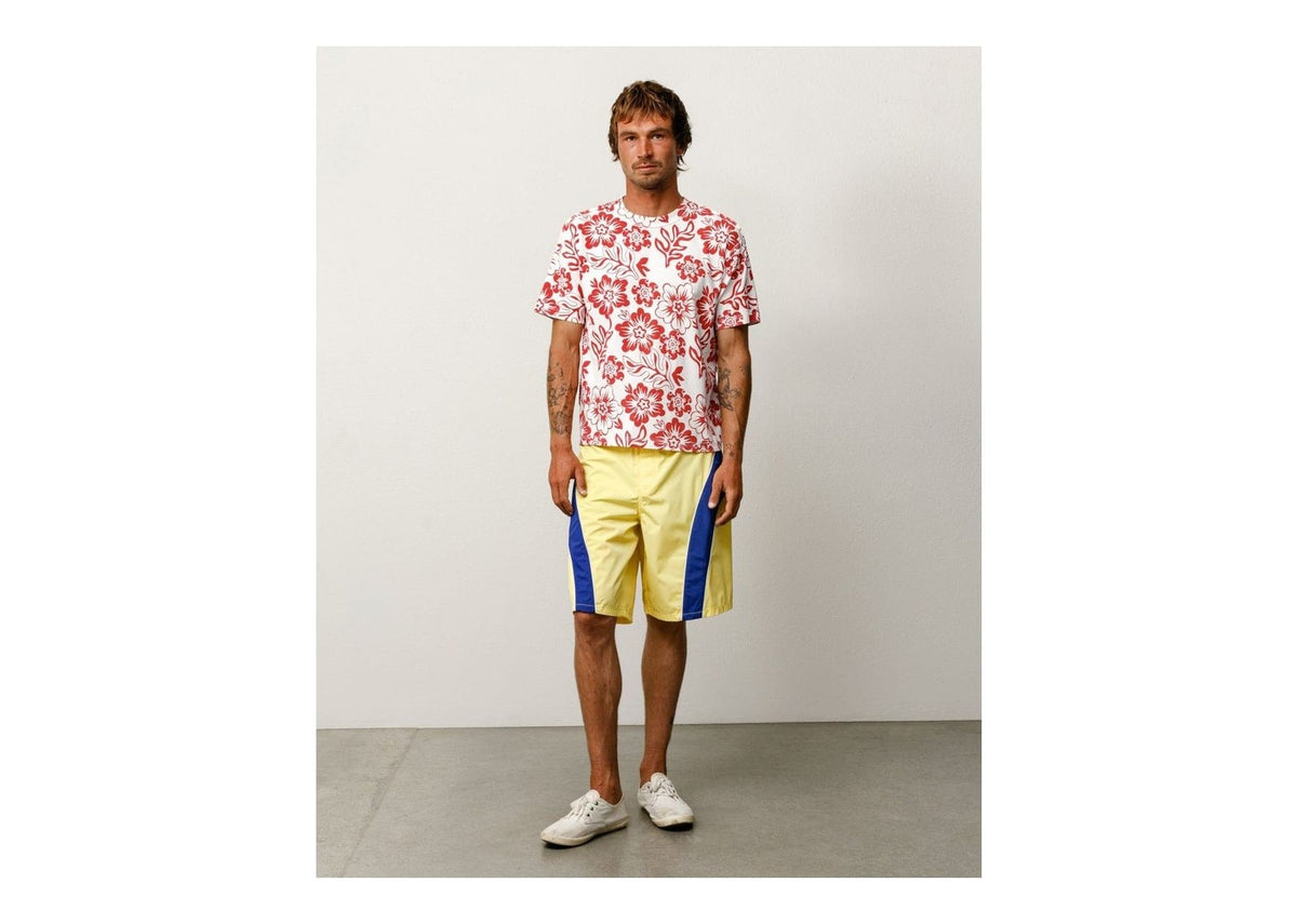 Stussy Lazy Floral Tee White