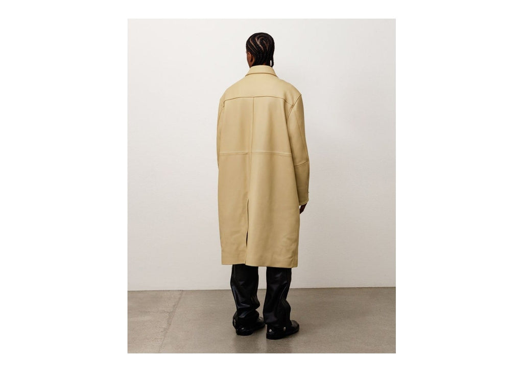 Stussy Leather Duster Sand