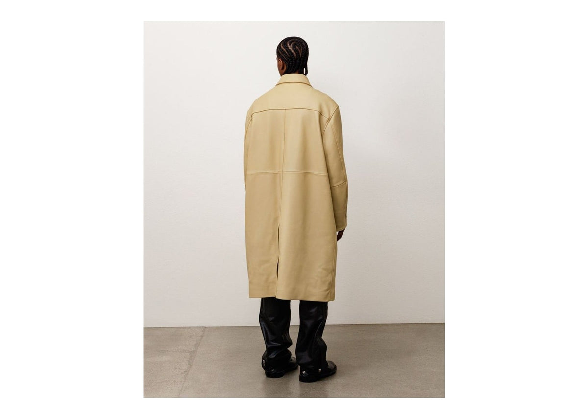 Stussy Leather Duster Sand