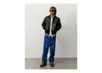 Stussy Leather Work Jacket Black