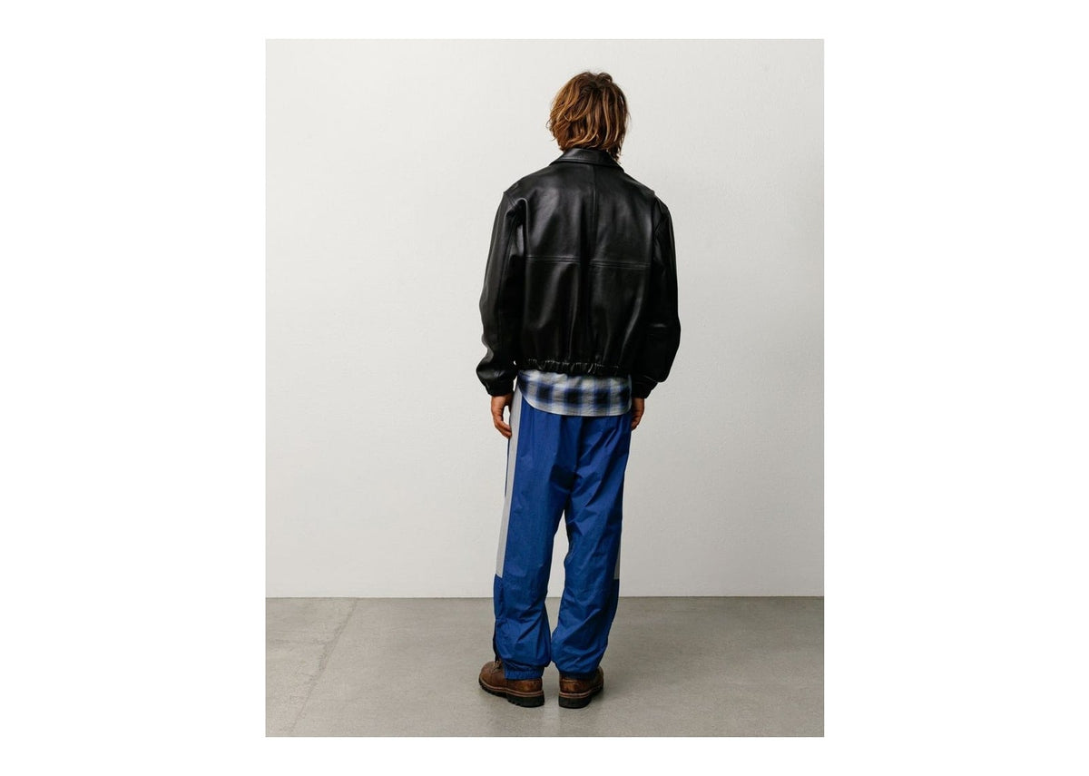 Stussy Leather Work Jacket Black