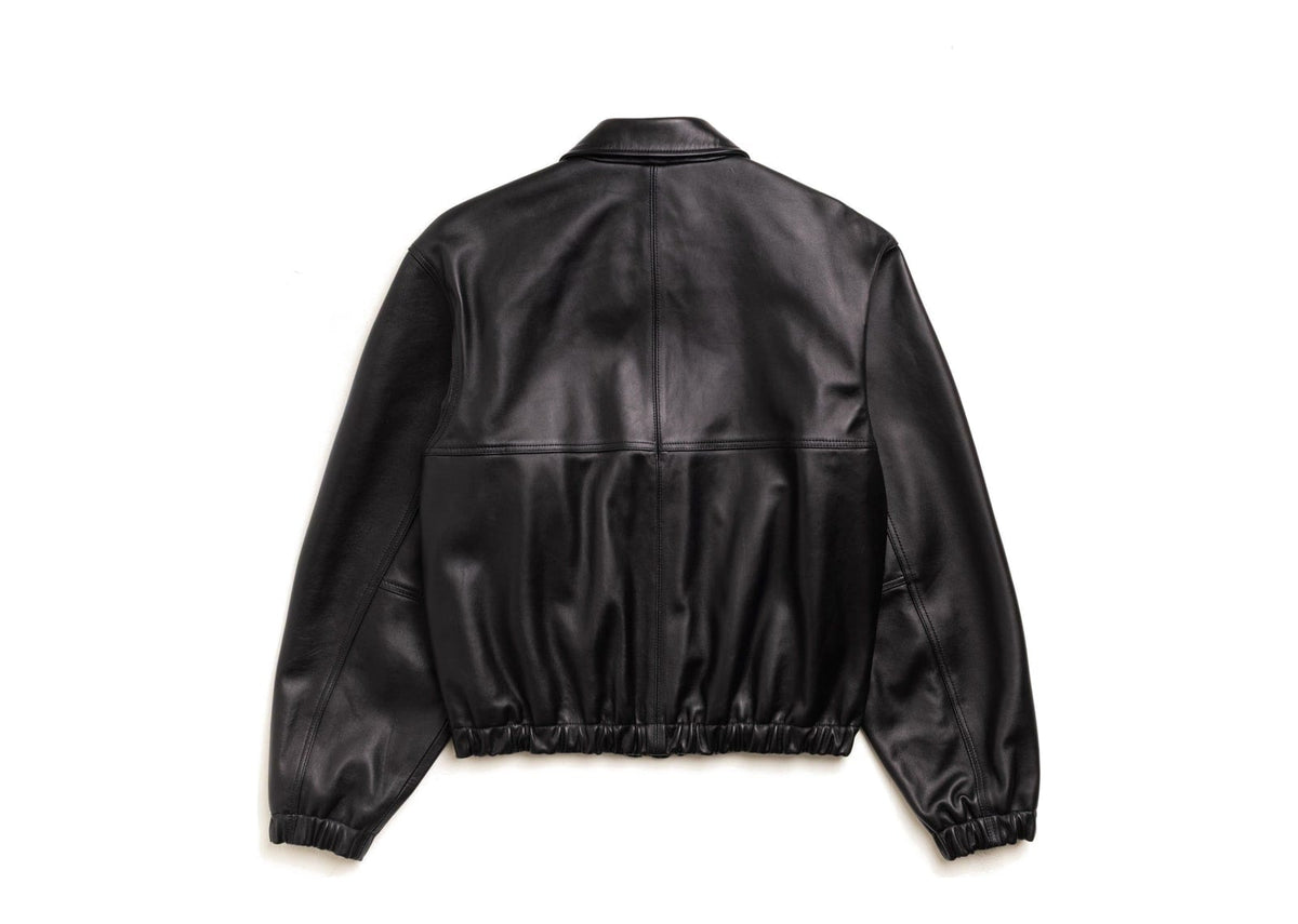 Stussy Leather Work Jacket Black