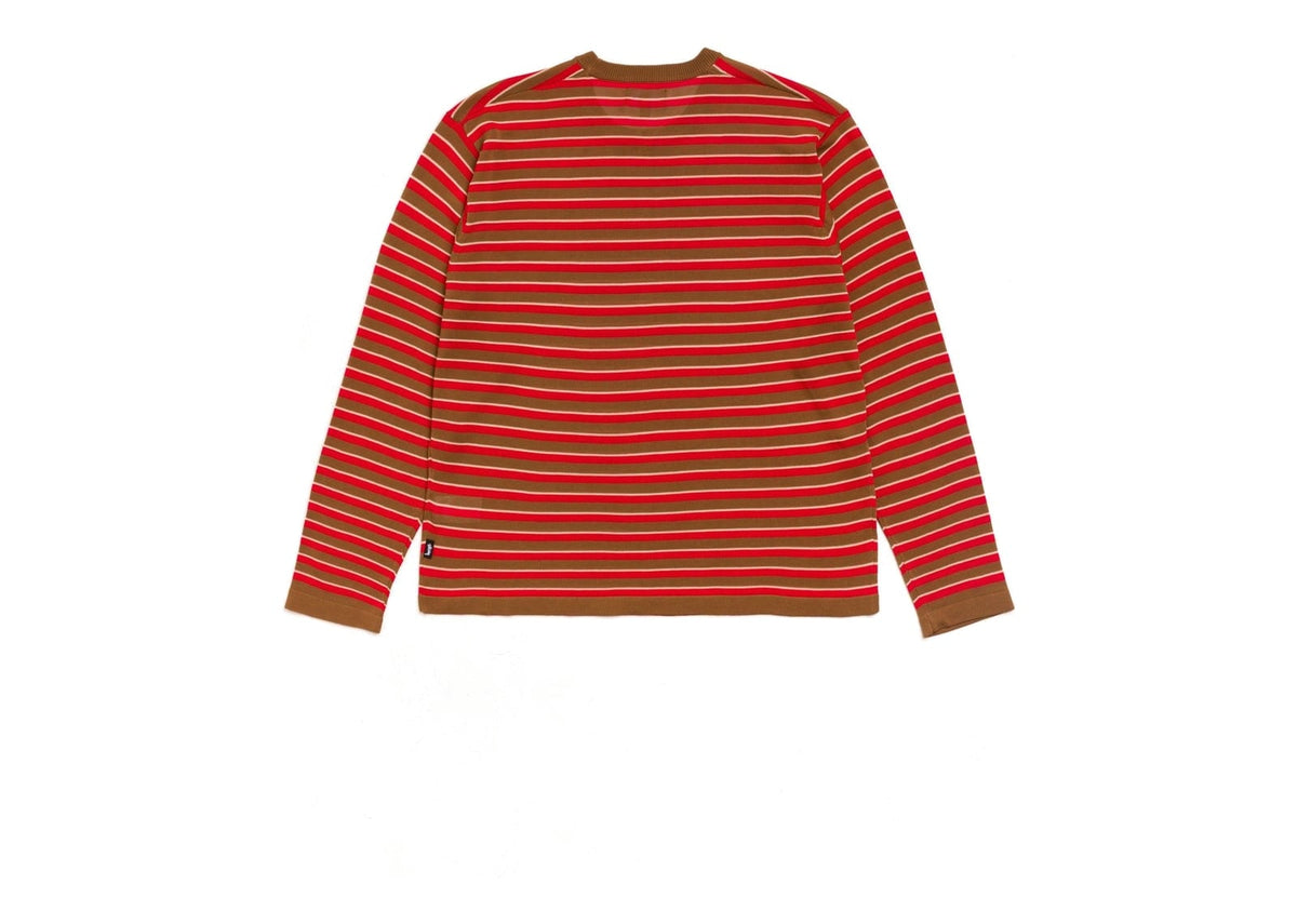 Stussy Lightweight Stripe Sweater Red