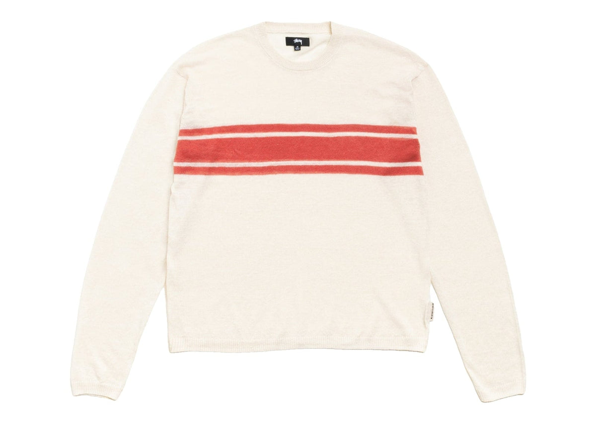 Stussy Lightweight Striped Sweater Bone