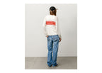 Stussy Lightweight Striped Sweater Bone