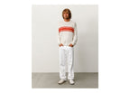 Stussy Lightweight Striped Sweater Bone