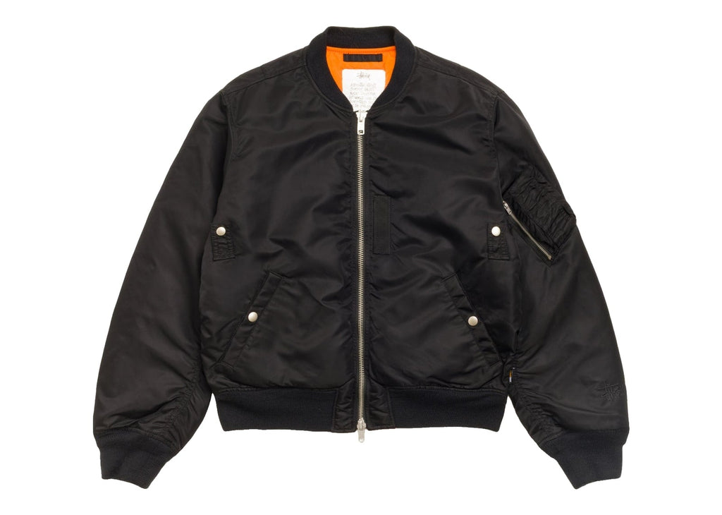 Stussy MA-1 Bomber Jacket Black
