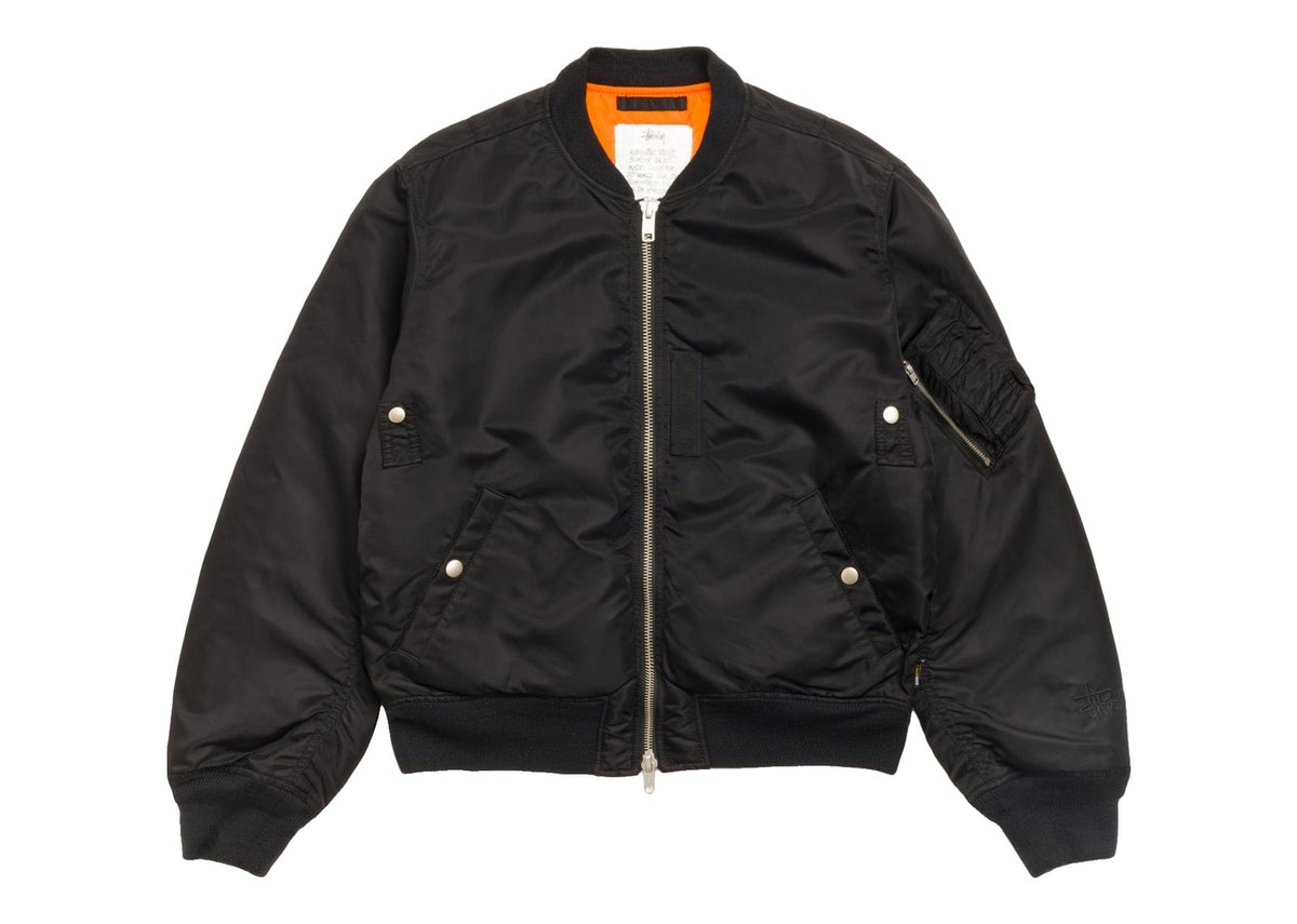 Stussy MA-1 Bomber Jacket Black