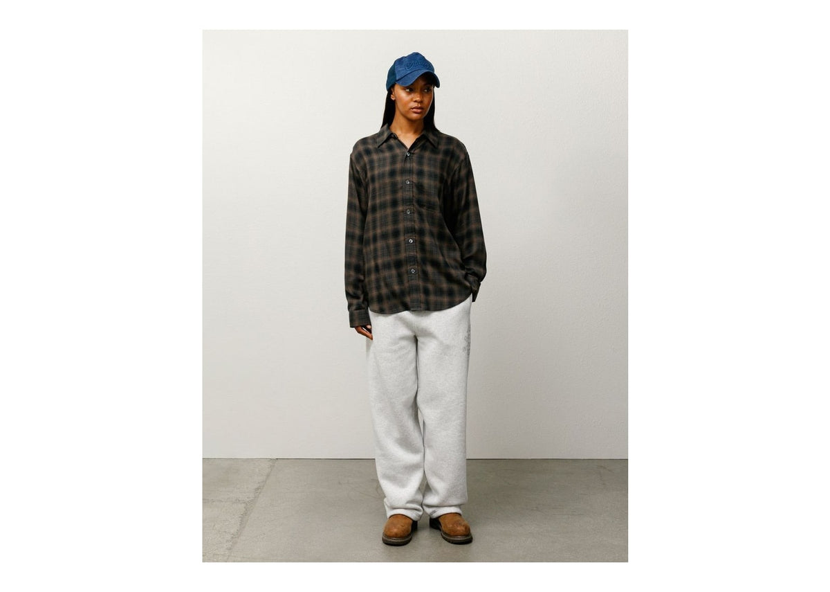 Stussy Matthew Printed Shirt Brown