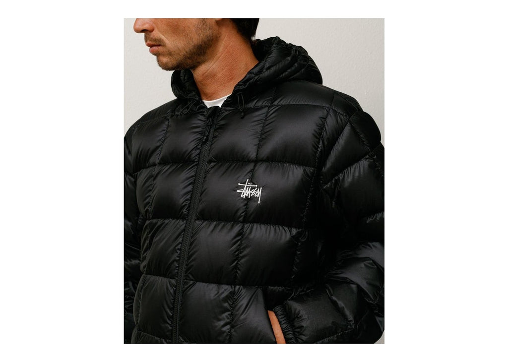 Stussy Midweight Hooded Puffer Black