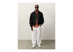 Stussy Mock Neck Flight Bomber Black