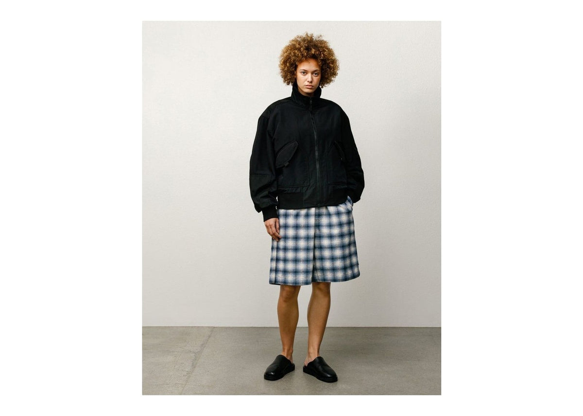 Stussy Mock Neck Flight Bomber Black