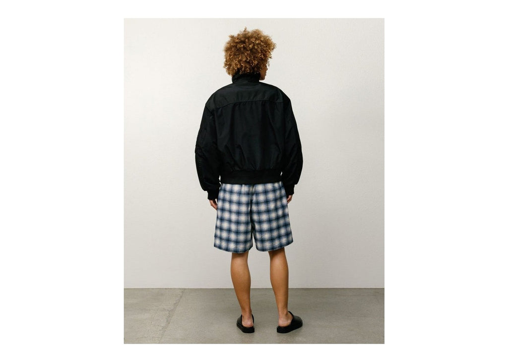 Stussy Mock Neck Flight Bomber Black