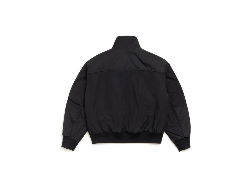 Stussy Mock Neck Flight Bomber Black