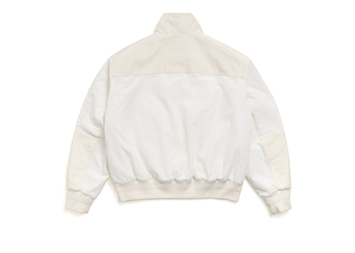Stussy Mock Neck Flight Bomber White