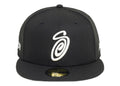 Stussy New Era 59 FIFTY Swirly S Cap Black