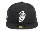 Stussy New Era 59 FIFTY Swirly S Cap Black