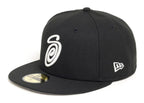 Stussy New Era 59 FIFTY Swirly S Cap Black