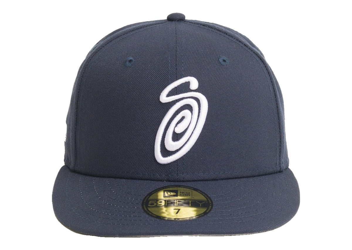 Stussy New Era 59 FIFTY Swirly S Cap Navy