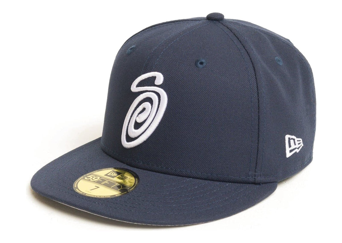 Stussy New Era 59 FIFTY Swirly S Cap Navy