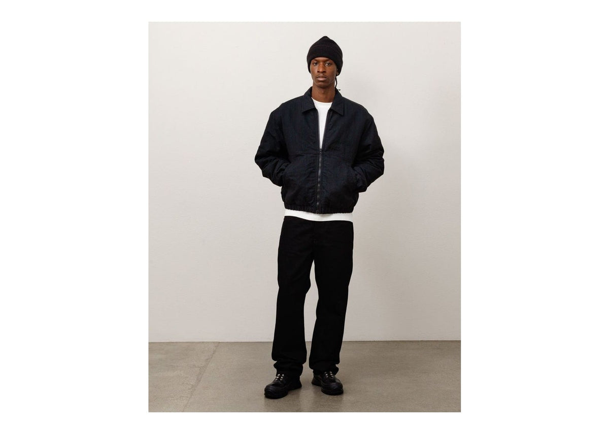 Stussy NYCO Collared Work Jacket Black